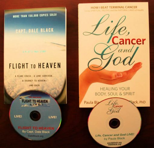 COMBO PACK: Flight to Heaven AND Life, Cancer and God