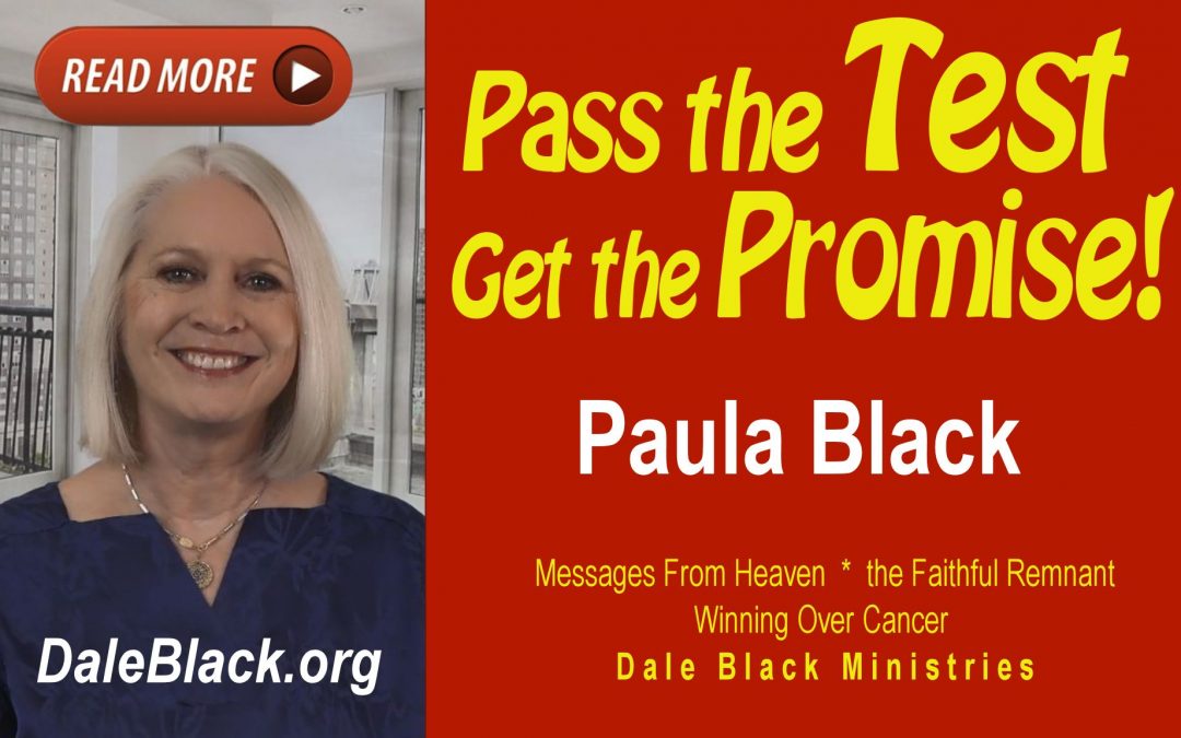 Pass the Test… Receive the Promise! – Paula Black